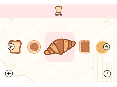 What are you toasting screen